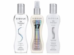 BioSilk Silk Therapy Trio Original Lite 17 Miracle Leave-In Treatment 3 x 5.64oz